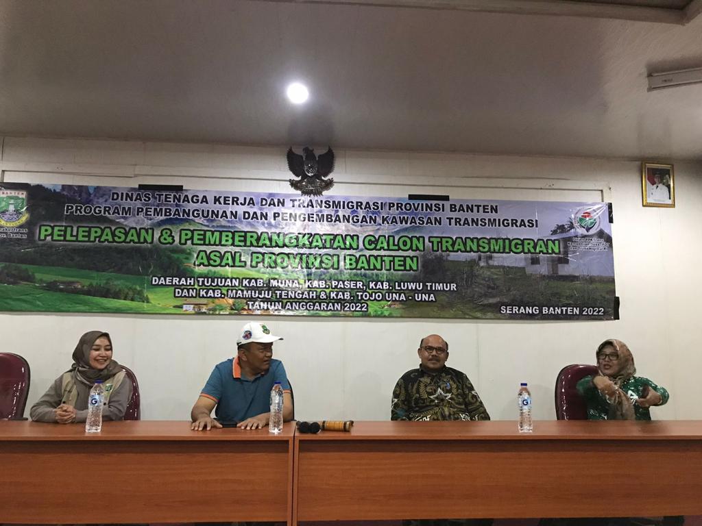 Pelepasan & Pemberangkatan Calon Transmigran Asal Kota Serang Dengan Tujuan Kab. Luwu Timur Sulawesi Selatan