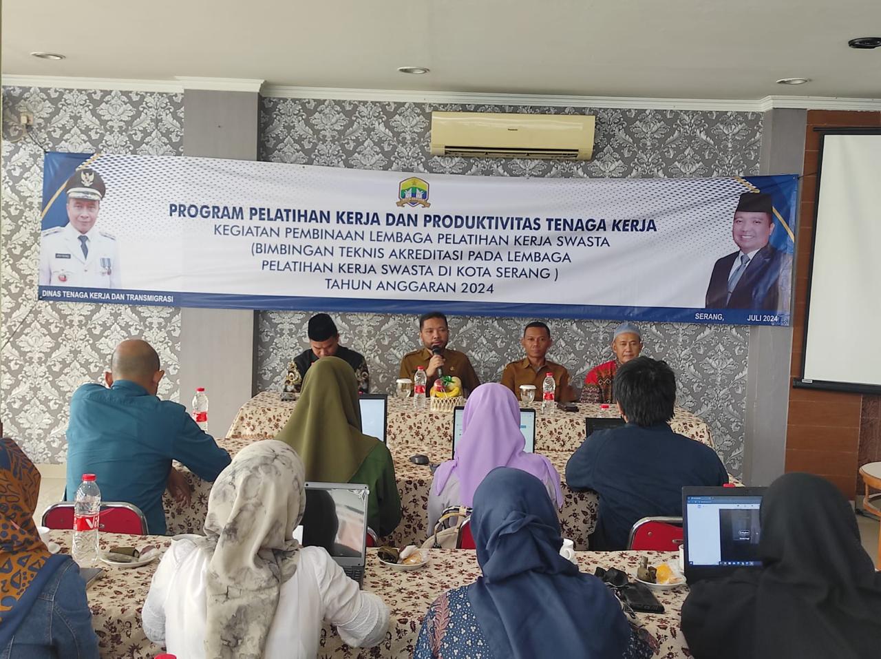 Bimbingan Teknis Akreditasi Pada Lembaga Pelatihan Kerja Swasta di Kota Serang