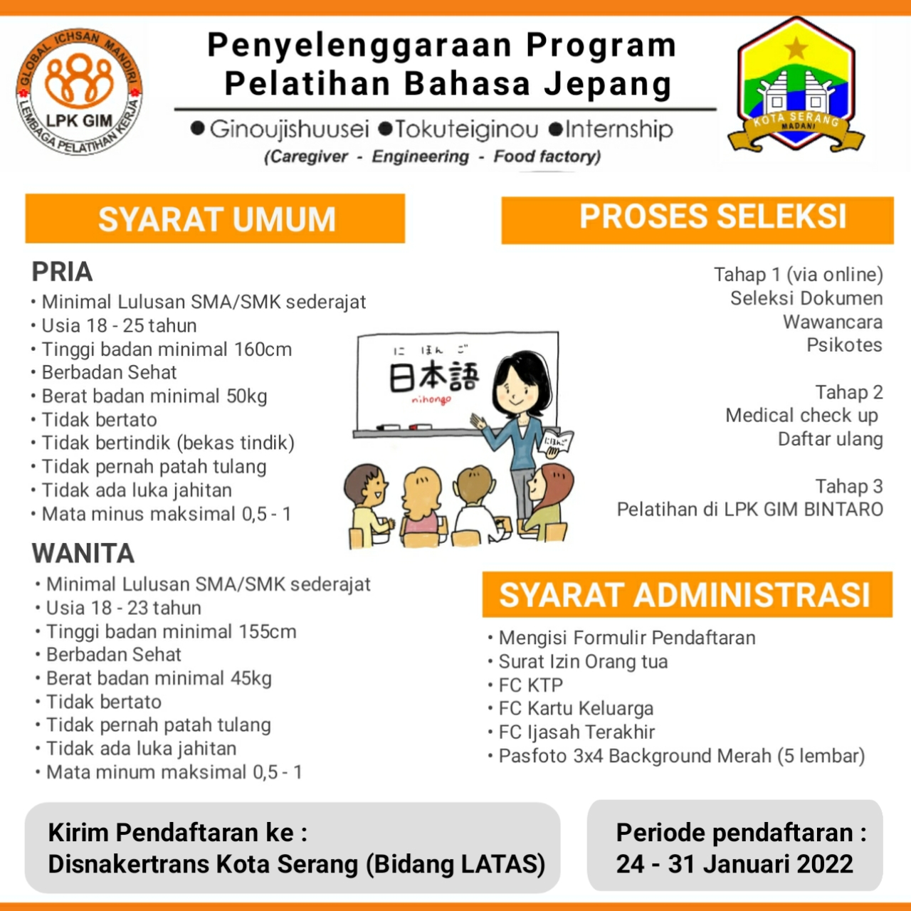 PENYELENGGARAAN PROGRAM PELATIHAN BAHASA JEPANG