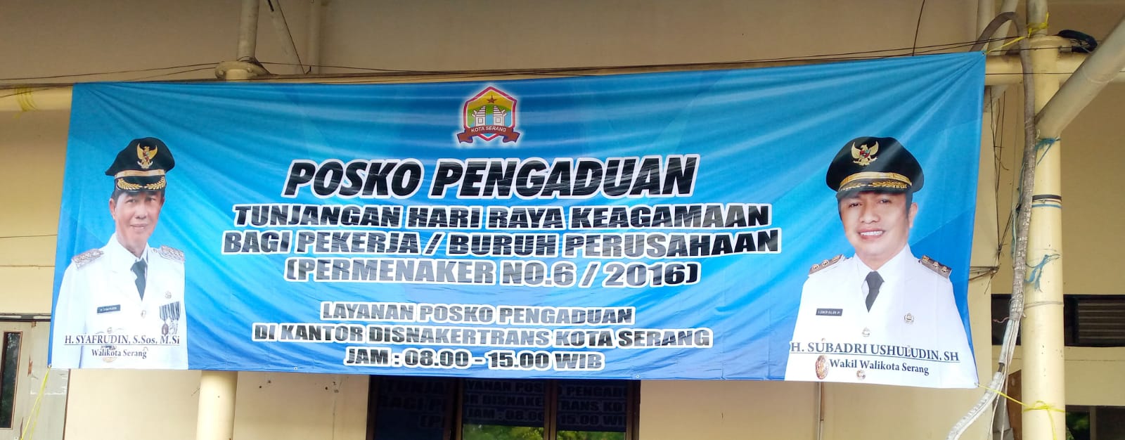 Posko Pengaduan Tunjangan Hari Raya Keagamaan