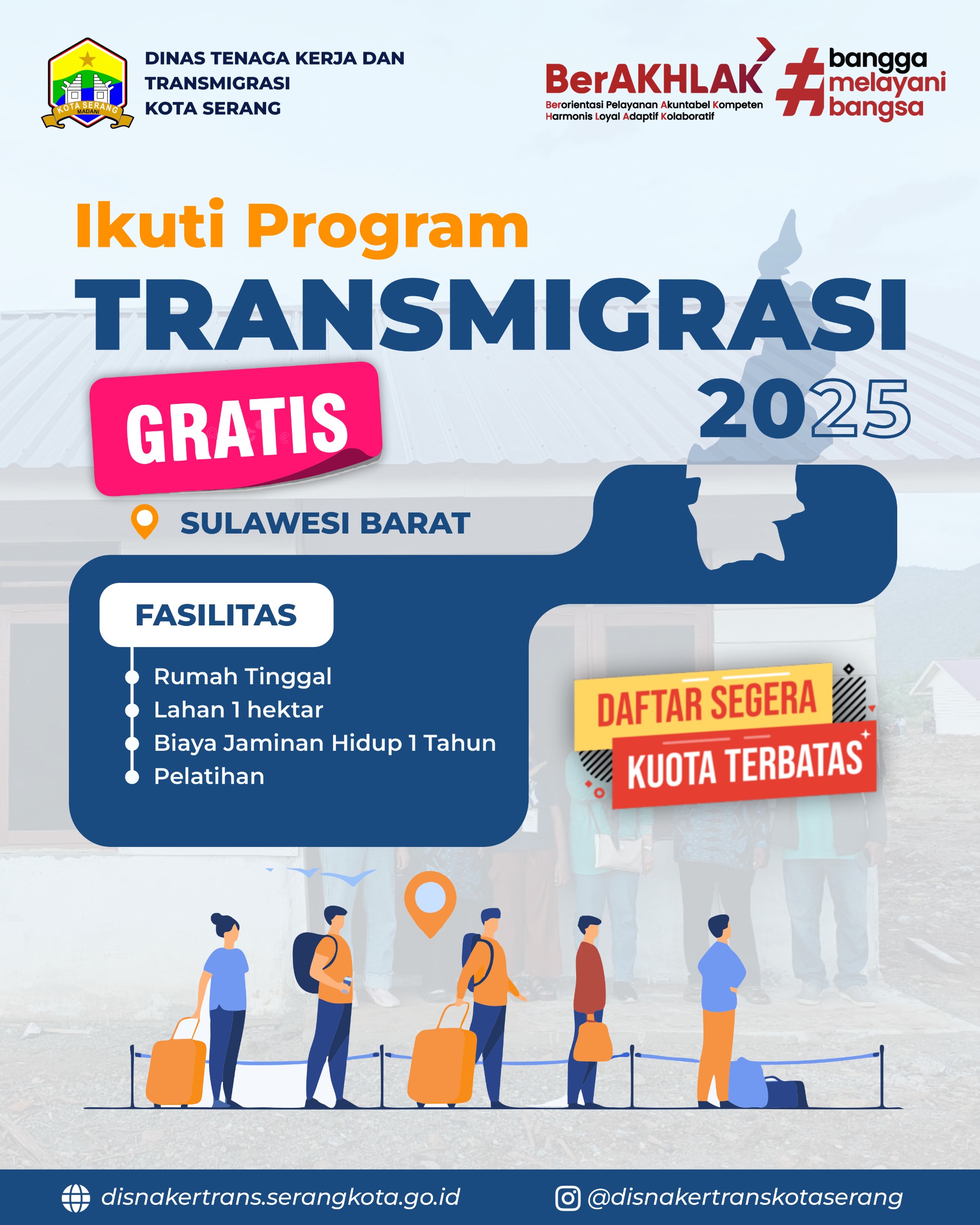 PENEMPATAN PESERTA TRANSMIGRASI KE SULAWESI BARAT
