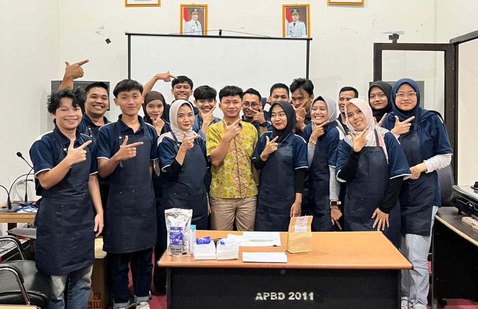 Penutupan Pelatihan Barista Dinas Tenaga Kerja da Transmigrasi Kota Serang